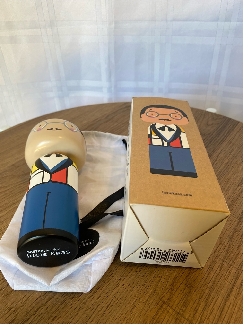 Kokeshi Piet Doll Figure Sketch.inc for Lucie Kaas Size 14.5 cm NEW - Picture 3 of 8
